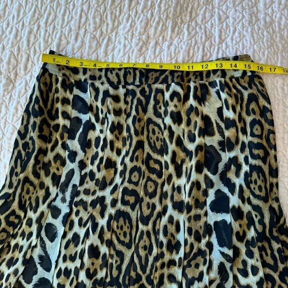 Carlisle Silk Suit Set skirt jacket 2 two pieces animal print cream pristine - Picture 16 of 16